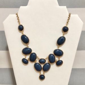 Navy Blue Statement Necklace